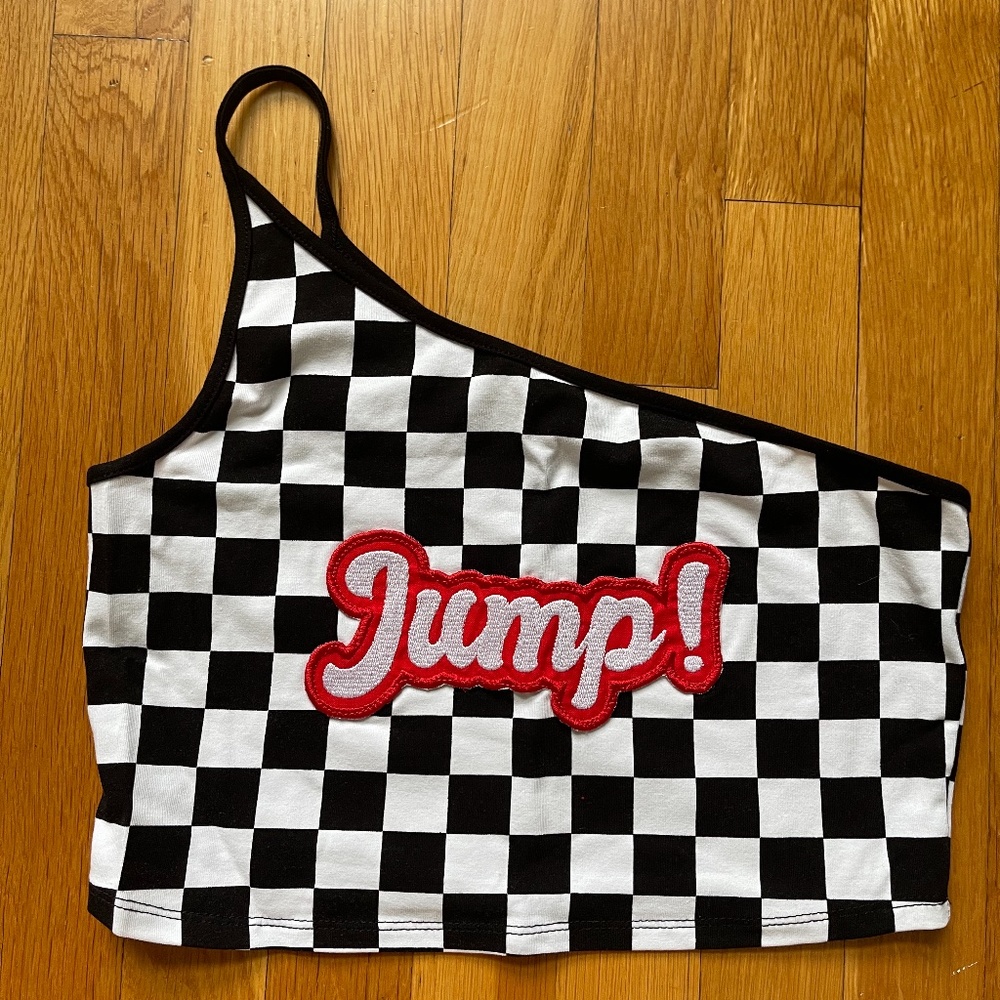 One Shoulder Wisconsin Crop Top